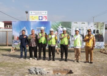 Kapolda Kaltara Letakan Batu Pertama Pembangunan Gedung BPKB Prototipe Ditlantas