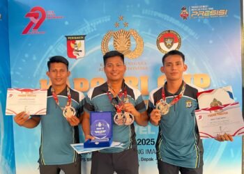 Polda Kaltara Raih Prestasi di kejuaraan menembak Piala Kapolri 2025