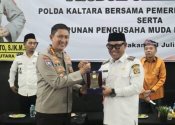 Kerja Sama dengan HIPMI, Ditbinmas Polda Kaltara Sosialisasi Bahaya Narkoba dan Pembekalan Pengolahan Produk Ikan