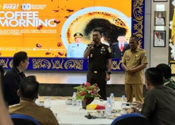 Coffee Morning Bersama Forkopimda, Bupati Kenalkan Kajari Bulungan yang Baru