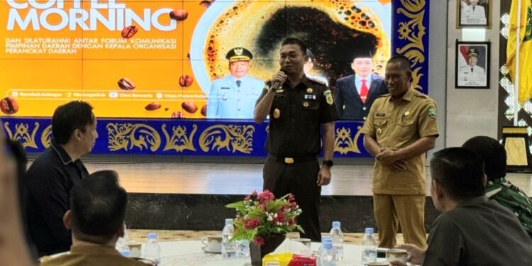 Coffee Morning Bersama Forkopimda, Bupati Kenalkan Kajari Bulungan yang Baru
