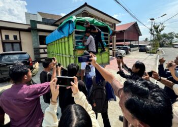 Tujuan Kaltim, Truk Bermuatan 55 Ballpress Ilegal Diamankan Polresta Bulungan