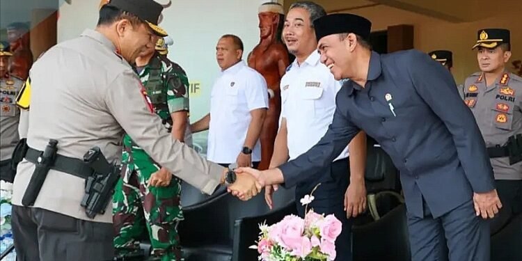 Hadiri Apel Gelar Pasukan, Ketua Komisi I DPRD Kaltara Dukung Operasi Patuh Kayan 2025