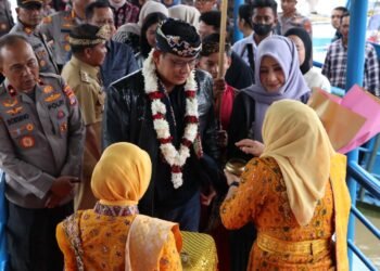 Disambut Wakapolda dan Forkopimda, Kapolda Kaltara Brigjen Pol Djati Wiyoto Abadhy Tiba di Tanjung Selor