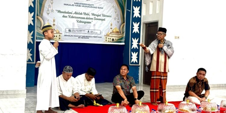 Perkuat Nilai Persaudaraan dan Persatuan, Sekolah Rakyat Menengah Pertama 25 Kendari Peringati Maulid Nabi Muhammad SAW