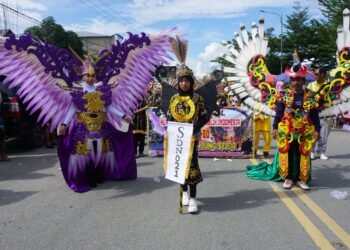 Lestarikan Budaya dan Tambuhkan Rasa Cinta Tanah Air, PGRI Bulungan Gelar Karnaval Kreasi Daerah