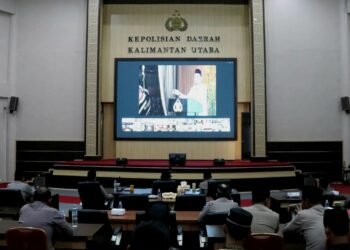 Binrohtal Virtual Serentak se-Indonesia, Polda Kaltara dan Polres Jajaran Dengarkan Ceramah Ustaz Abdul Somad