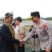 Wujud Sinergitas dan Kesiapan Polri, Kapolda Kaltara Sambut Kedatangan Menteri Pertanian