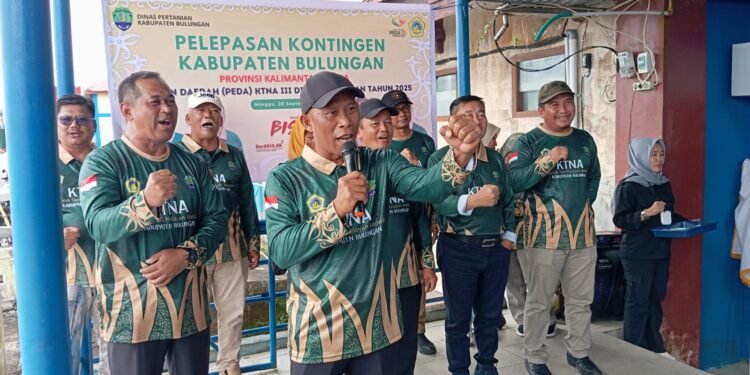Diharapkan jadi Teladan dan Model Terbaik, Keberangkatan Kontingen Bulungan Mengikuti PEDA KTNA Kaltara 2025 Dilepas Bupati