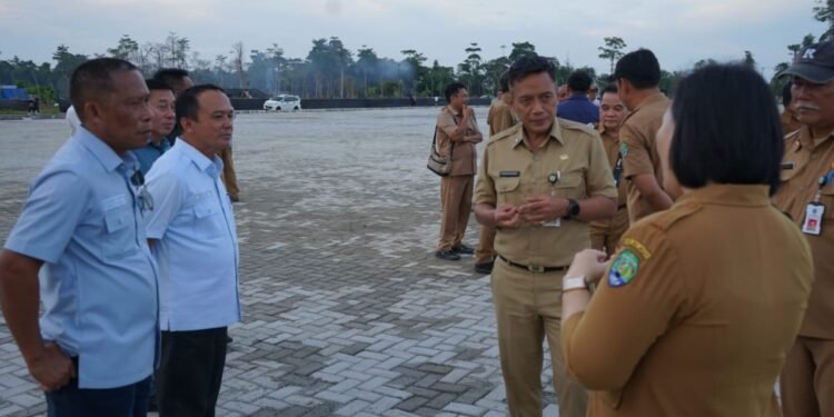 Persiapan HUT Bulungan, Bupati, Wabup dan Sekda Bulungan Tinjau Kebun Raya Bundayati