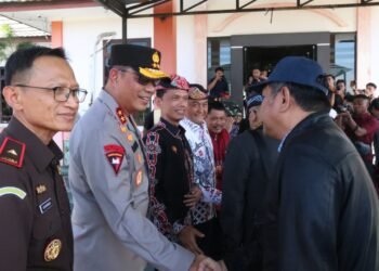 Reses di Kaltara, Kapolda Turut Jemput Komisi II DPR RI di Bandara Juwata Tarakan