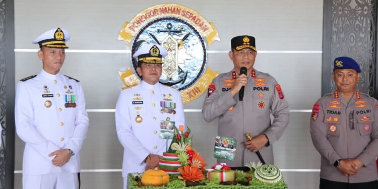 Rayakan HUT ke-80 TNI, Polda Kaltara Beri Kejutan Kodaeral XIII dan Korem 092