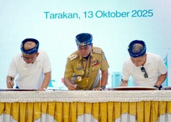 Dukung Ketahanan Energi dan Transisi Hijau, Gubernur Kaltara Resmikan Fasilitas Penyimpanan dan Regasifikasi LNG Tarakan