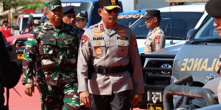 Polda Kaltara Gelar Apel Kesiapsiagaan Tanggap Darurat Bencana Hidrometeorologi