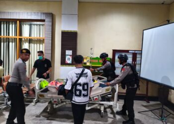 Tarakan Diguncang Gempa, Polres Tarakan bersama Satbrimobda Kaltara Dikerahkan untuk Evakuasi dan Pengamanan