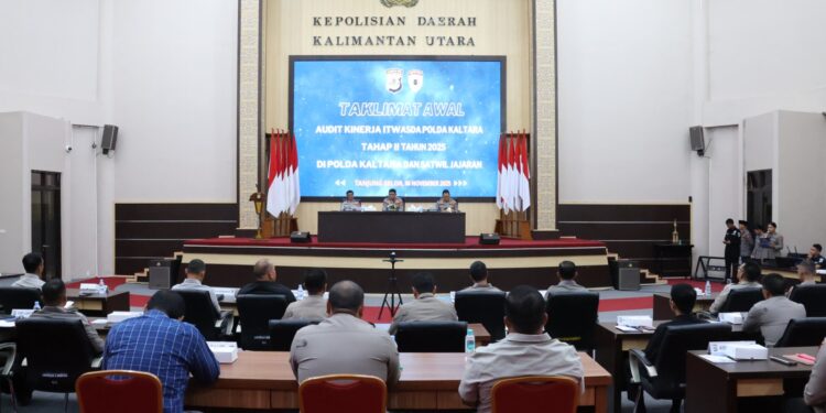 Audit Kinerja Tahap II T.A. 2025, Kapolda Kaltara Pimpin Taklimat Awal