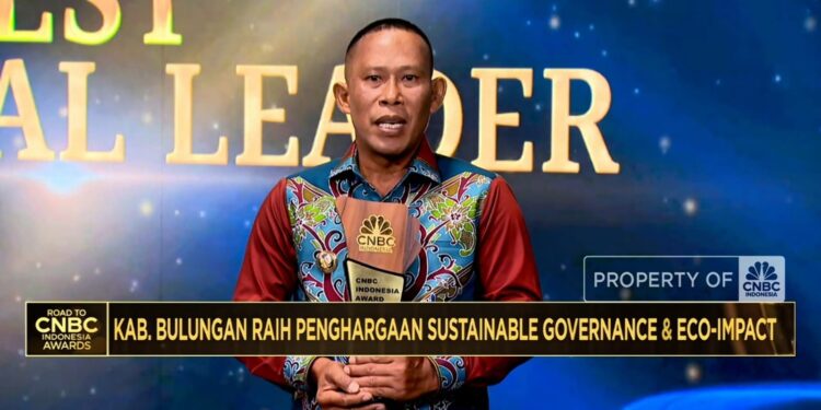 Konsisten Jalankan Pembangunan Hijau, Bulungan Raih Penghargaan Sustainable Governance & Eco Impact