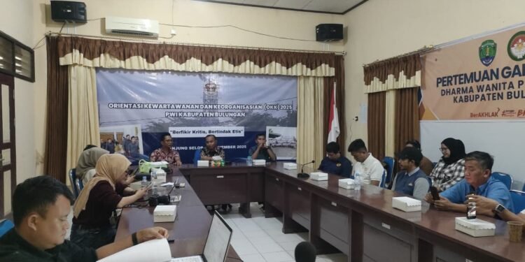 Cetak Wartawan Profesional dan Berintegritas, PWI Bulungan Gelar Orientasi Kewartawanan dan Keorganisasian