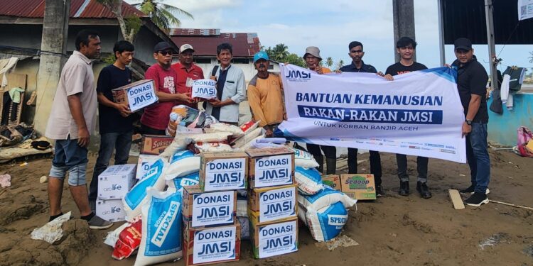 Banjir Bandang di Aceh, JMSI Turut Beri Bantuan