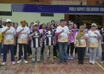 Diikuti 10 Tim Putra dan 8 Tim Putri, Turnamen Volley Ball Piala Bupati Bulungan 2025 Resmi Bergulir