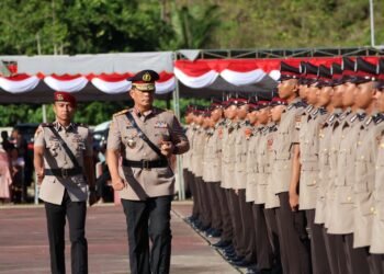 Pimpin Upacara Penutupan Pendidikan Bintara Polri TA 2025, Kapolda Kaltara Sampaikan Pesan Kalemdiklat Polri