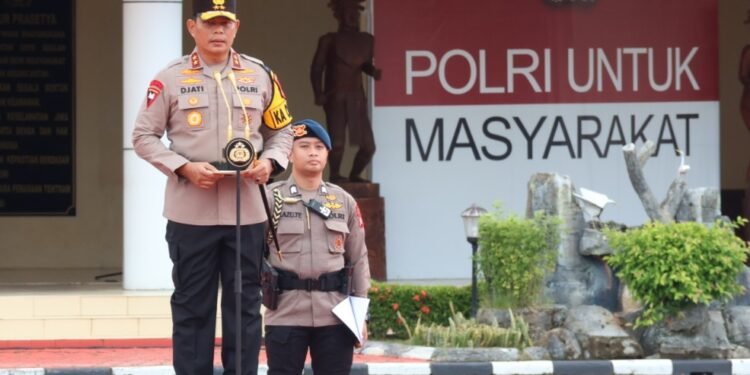 Apel Pagi Jelang Tahun Baru 2026, Kapolda Kaltara Tekankan Kepedulian dan Kondusifitas