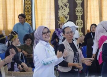 Peserta dan Penonton Antusias, Lomba Senam CTPS di Tana Tidung Resmi Berakhir