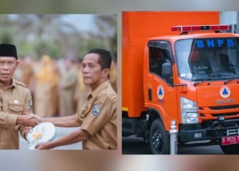 Apel Gabungan OPD, Bupati Bulungan Serahkan Bantuan Truk Serbaguna BNPB dan Ajak ASN Jaga Kekompakan