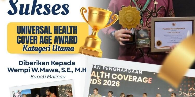 Satu-satunya di Kaltara, Pemkab Malinau Raih UHC Awards 2026 Kategori Utama