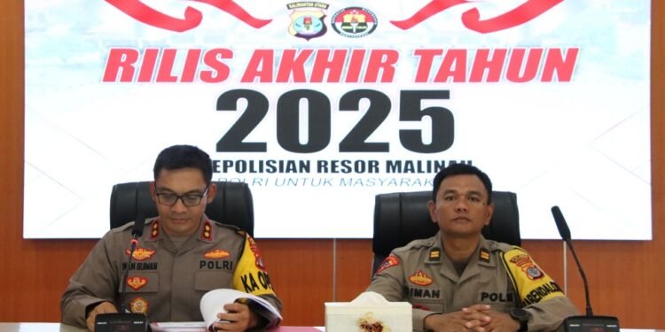 Rilis Akhir Tahun 2025, Kasus Narkotika di Malinau Menurun
