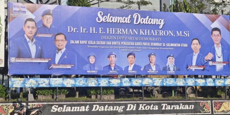 Digelar di Tarakan Malam Ini, Rakerda Partai Demokrat Kaltara Dibuka Sekjen Herman Haeron
