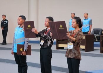Pengambilan Sumpah dan Penandatanganan Pakta Integritas Seleksi SIPSS TA 2026, Polda Kaltara Tegaskan Transparansi Jadi Kunci Utama