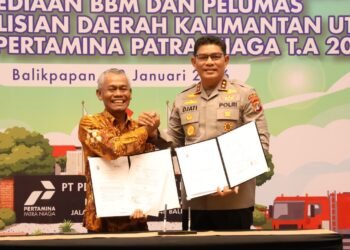 Penyediaan BBM dan Pelumas untuk Operasional, Polda Kaltara Tandatangani Kerja Sama dengan PT Pertamina Patra Niaga