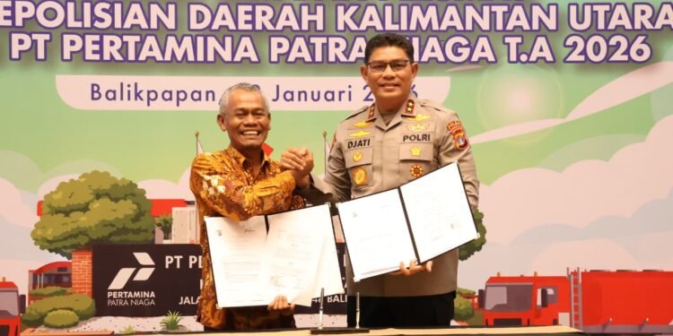 Penyediaan BBM dan Pelumas untuk Operasional, Polda Kaltara Tandatangani Kerja Sama dengan PT Pertamina Patra Niaga