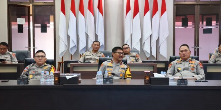 Pemeriksaan Laporan Keuangan Polri TA 2025, Wakapolda Kaltara Hadiri Grand Entry Meeting secara Daring
