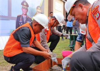Kapolda Letakan Batu Pertama Pembangunan Gedung Ditreskrimsus Polda Kaltara