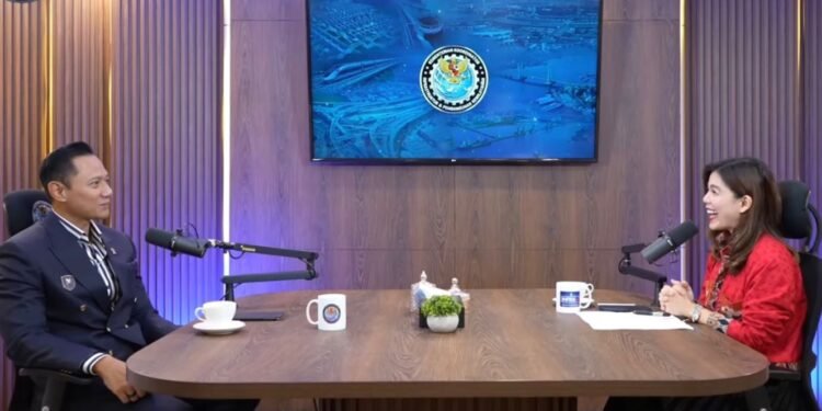 Menko AHY Luncurkan Podcast InfraMe