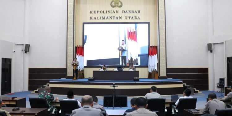 Persiapan Pengamanan Idulfitri 1447 Hijriah, Polda Kaltara Gelar Rapat Koordinasi Lintas Sektoral