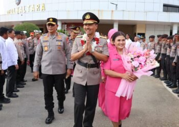 Kenal Pamit Wakapolda, Polda Kaltara Sambut Brigjen Pol Yusuf dan Lepas lIrjen Pol. Andries Hermanto