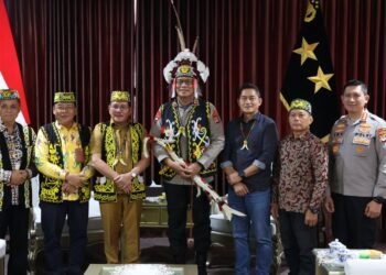 Perkuat Sinergi Jaga Kamtibmas, Kapolda Kaltara Terima Audiensi Lembaga Adat Dayak Kenyah