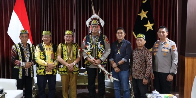 Perkuat Sinergi Jaga Kamtibmas, Kapolda Kaltara Terima Audiensi Lembaga Adat Dayak Kenyah