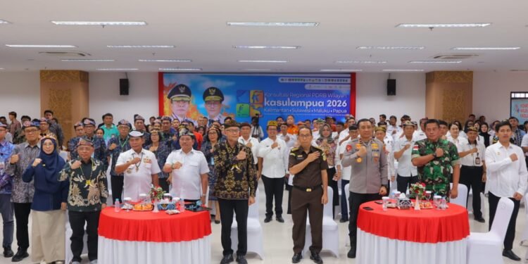 Wakapolda Kaltara Hadiri Pembukaan Konreg PDRB Kasulampua 2026