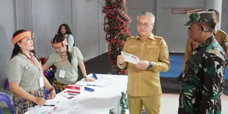 Bupati Malinau Pantau Langsung Pemilihan Ketua RT Serentak