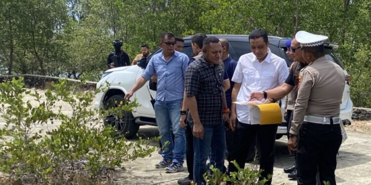 Kunker ke Nunukan, Wakapolda Kaltara Cek Lokasi Tanah Hibah Pembangunan Kantor Polairud