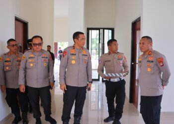 Wakapolda Kaltara Tinjau Command Center dan Mako Polsek Sebatik Timur