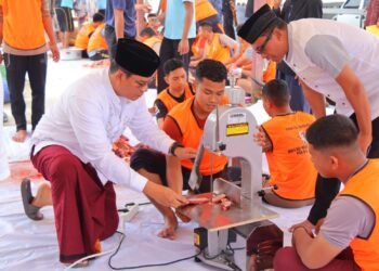 Tingkatkan Iman dan Kepedulian Sosial, Polda Kaltara Gelar Pemotongan Hewan Kurban Idul Adha 1447 Hijriah