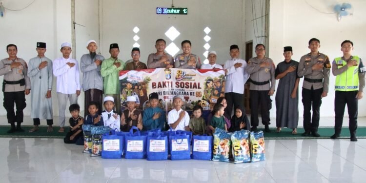 Bakti Sosial Rangkaian HUT ke-80 Bhayangkara, Polres Malinau Salurkan Ratusan Paket Sembako untuk Masyarakat