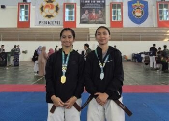 Dua Polwan Polda Kaltara Sabet Medali di Kejurnas Shorinji Kempo Unhas Cup 2026