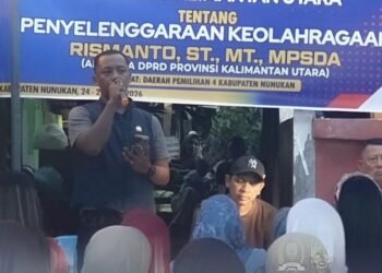 Sosper Perda Penyelenggaraan Keolahragaan dan Pendidikan, Anggota DPRD Kaltara Rismanto sambangi Nunukan