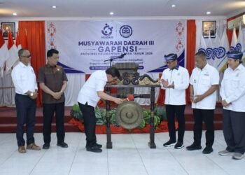 Wagub Buka Musda III Gapensi Kaltara Tahun 2026
